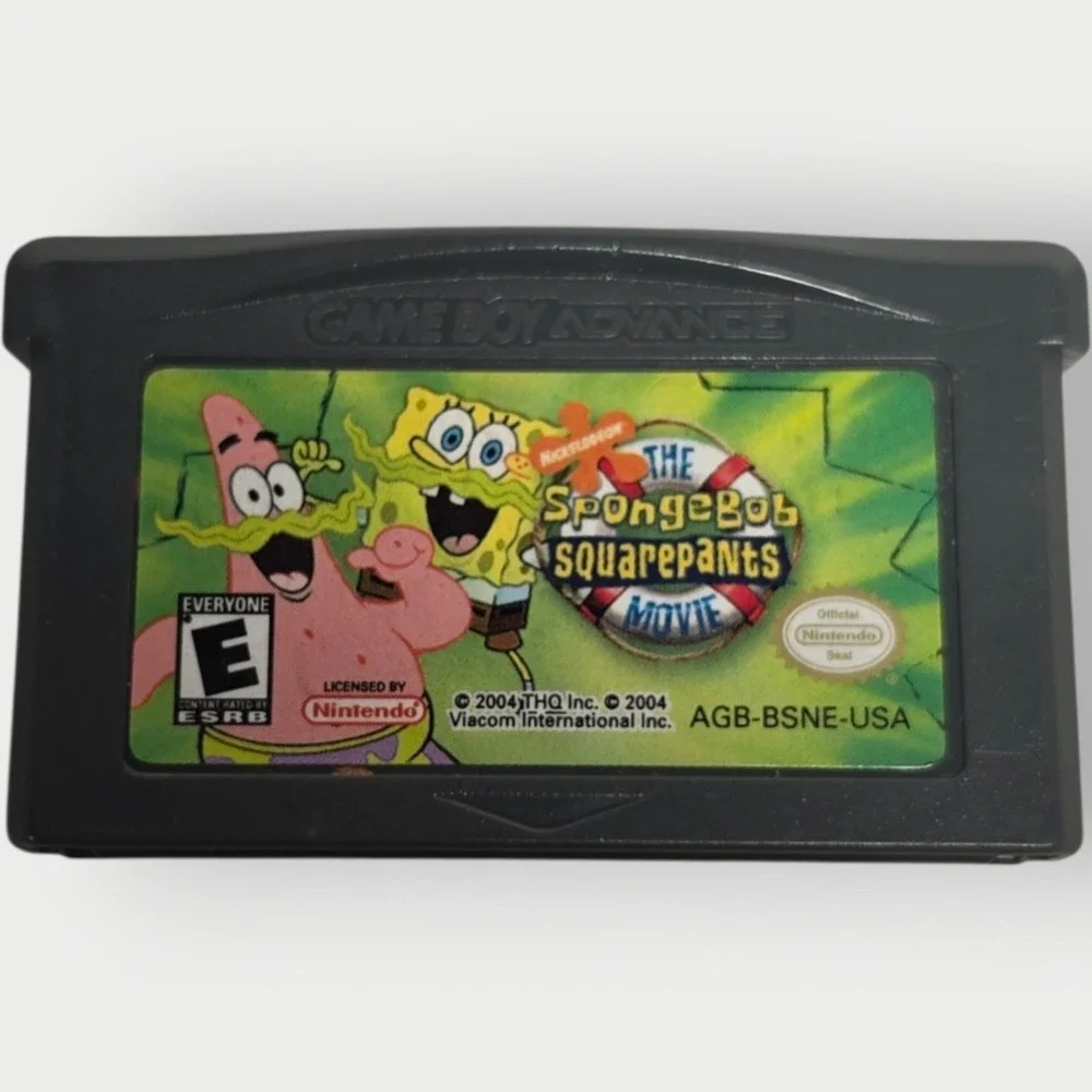 The SpongeBob SquarePants Movie (Nintendo Game Boy Advance, 2004) GBA Tested